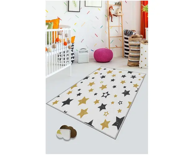 Covor de hol, HMNT87, 80x200 cm, Poliester, Multicolor