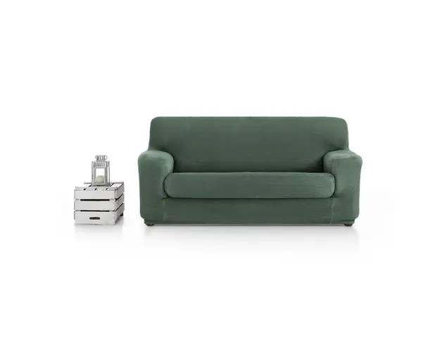 Husa elastica canapea, Belmarti, Milan, 2 locuri, verde