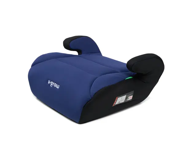 Inaltator auto copii U-grow, 125-150 cm, poliester, albastru/negru