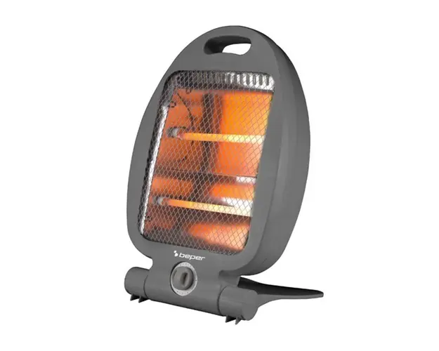 Incalzitor cu elemente din cuart Beper, 23x16.5x34 cm, gri