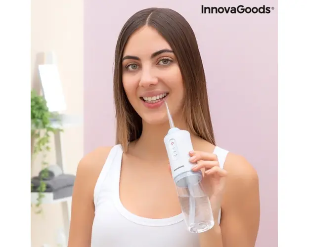Irigator bucal portabil reincarcabil Denter InnovaGoods, USB, 220 ml, 2000 mAh