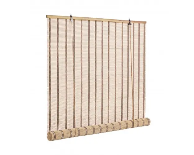 Jaluzea tip rulou, Tolosa Brown, Bizzotto, 120x260 cm, bambus, maro