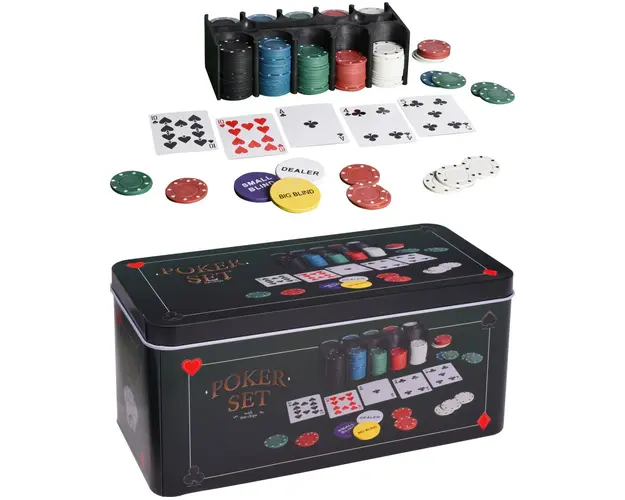 Joc de poker, polipropilena, multicolor