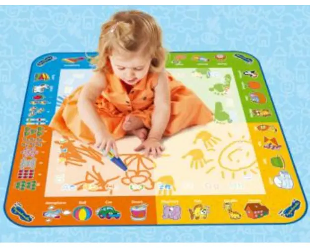Jucarie Covor de desenat Aquadoodle, 30x28x5 cm, plastic/spuma, multicolor