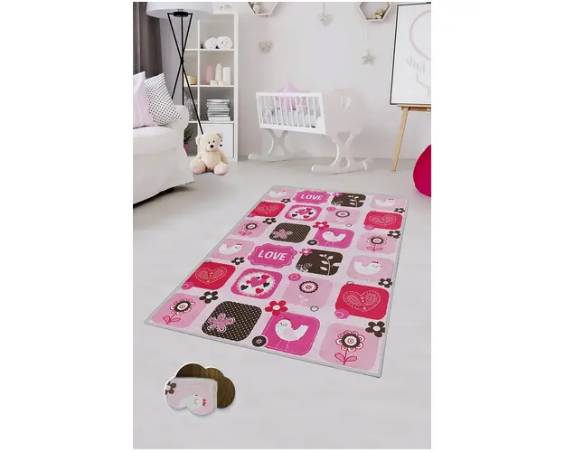 Covor, KHMFESTO0014KEÇE, 160x230 cm, Poliester, Multicolor