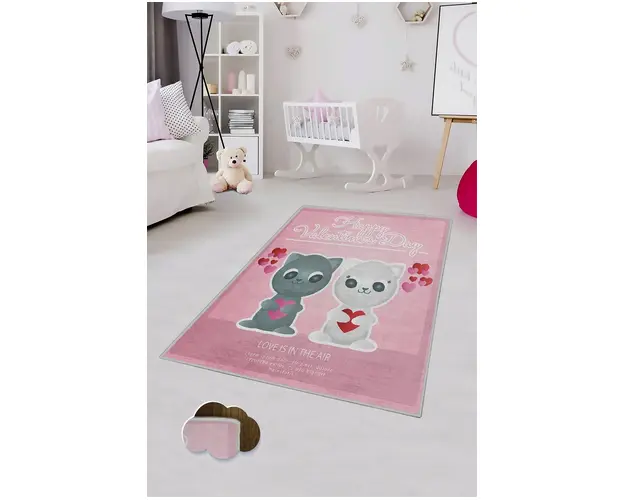 Covor de hol, KHMFESTO0026KEÇE, 100x150 cm, Poliester, Multicolor