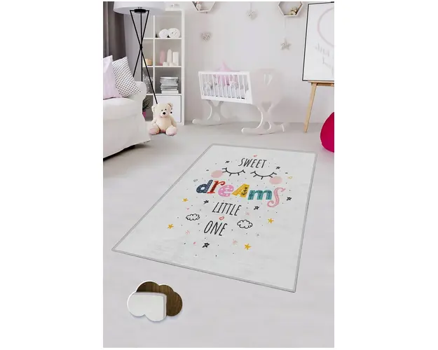 Covor, KHMFESTO0029KEÇE, 140x220 cm, Poliester, Multicolor