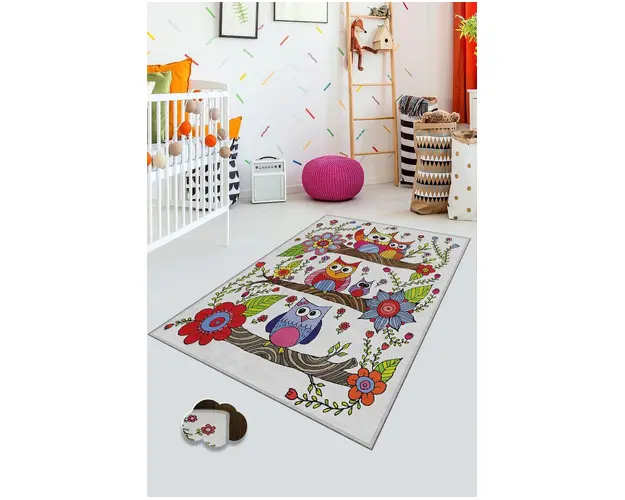 Covor, KHMFESTO002KEÇE, 120x180 cm, Poliester, Multicolor