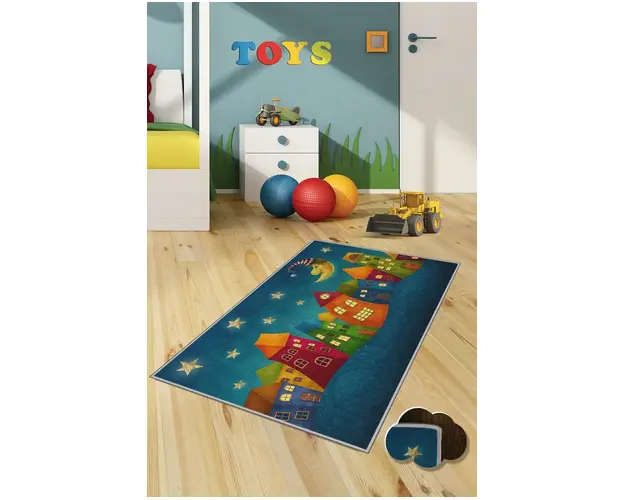 Covor, KHMFESTO005KEÇE, 160x230 cm, Poliester, Multicolor