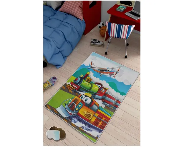 Covor, KHMFESTO007KEÇE, 180x280 cm, Poliester, Multicolor