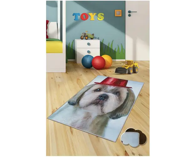 Covor, KHMFESTO008KEÇE, 120x180 cm, Poliester, Multicolor