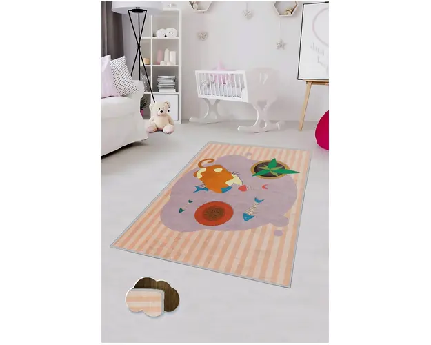 Covor, KHMFESTO032KEÇE, 120x180 cm, Poliester, Multicolor