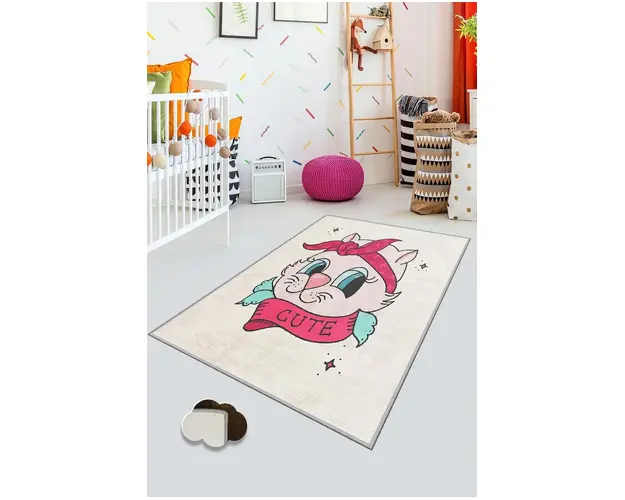 Covor, KHMFESTO034KEÇE, 120x180 cm, Poliester, Multicolor