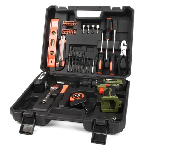 Kit masina de gaurit cu acumulatori Heinner,