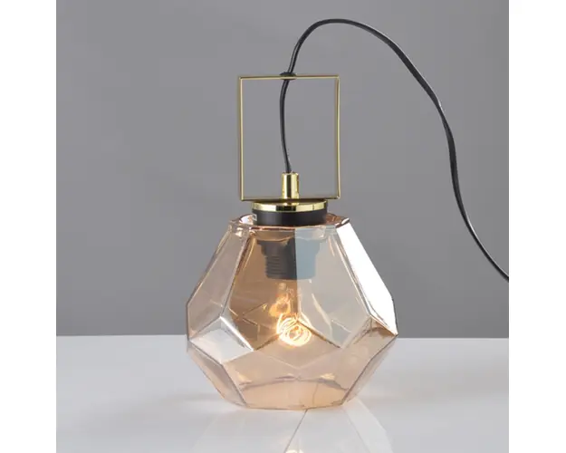 Lampa Aca Lighting, DIAMONDRA, 18x24,5 cm, 1xE27, 40W