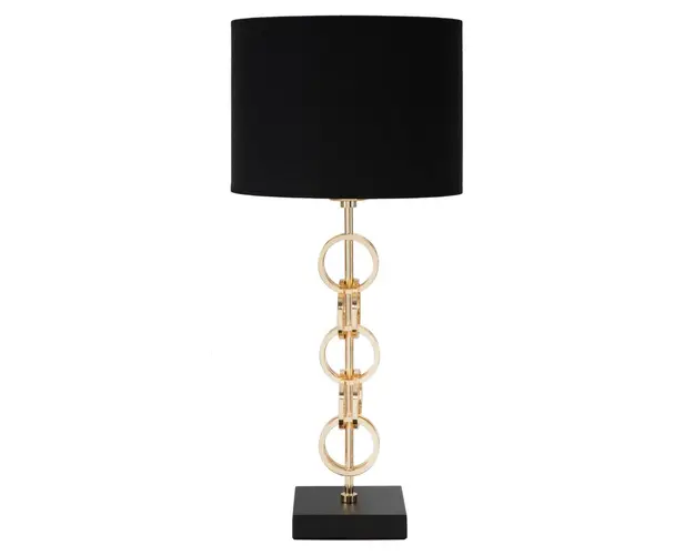 Lampa de masa Glam Rings, Mauro Ferretti, 1 x E27, 40W, Ø25x54.5 cm, fier/textil