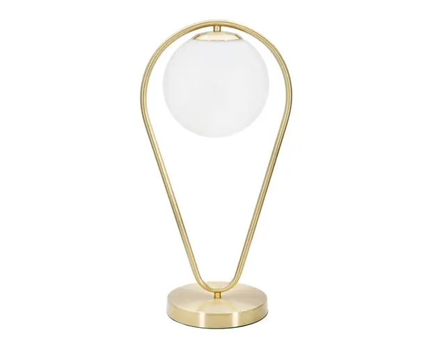 Lampa de masa, Glamy Drop, Mauro Ferretti, 1 x E14, 40W, auriu