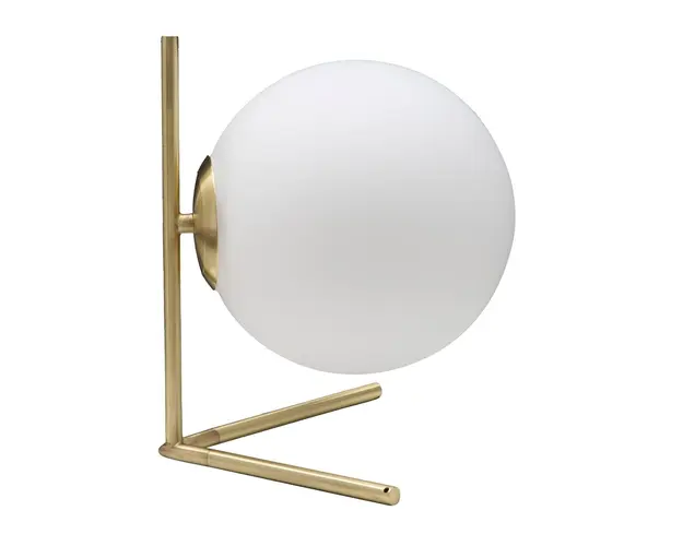 Lampa de masa Glamy Low, Mauro Ferretti, 1 x E14, 40W, 25x27 cm, fier/sticla