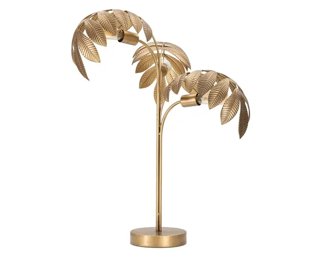 Lampa de masa, Leaf, Mauro Ferretti, 3 x E27, 40W, Ø57 x 81 cm, fier, auriu