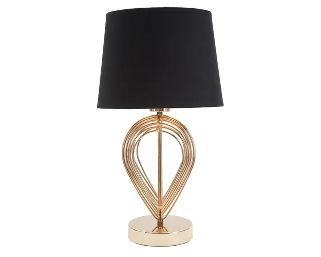 Lampa de masa Maxt, Mauro Ferretti, 1 x E27, 40W, fier/poliester, negru/auriu
