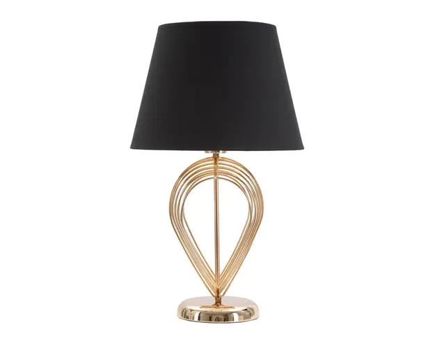 Lampa de masa Maxt, Mauro Ferretti, 32.5x53.5 cm, fier, auriu/negru