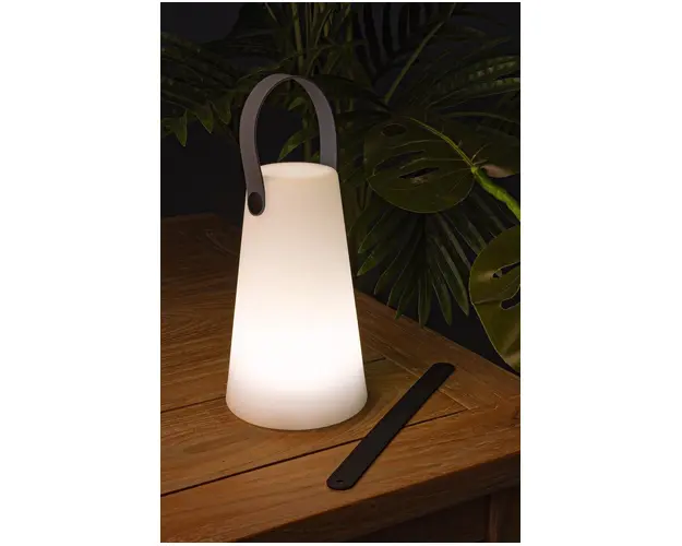 Lampa LED de exterior Cylindrical Party, Bizzotto, Ø12 x 20 cm, 7 culori, USB, cu telecomanda