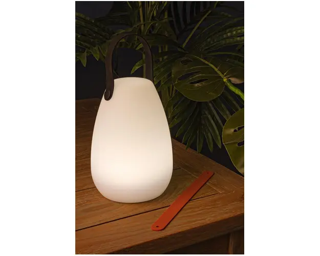 Lampa LED de exterior Party Shaped, Bizzotto, Ø12 x 20 cm, 7 culori, USB, cu telecomanda