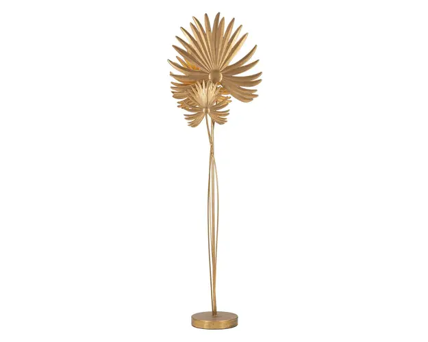 Lampadar, Exotic, Mauro Ferretti, 1 x E27, 40W, 54 x 27 x 166 cm, fier, auriu