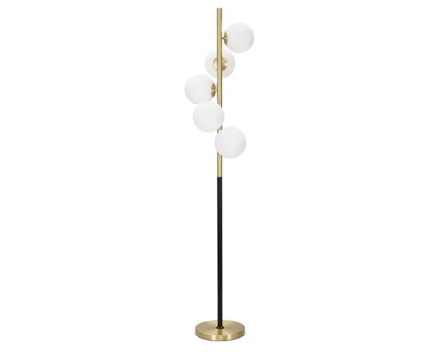 Lampadar Glamy Dark, Mauro Ferretti, 5 x E14, 40W, Ø 30x160 cm, fier