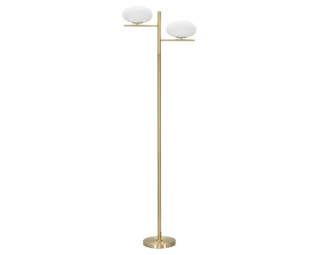 Lampadar Oval Glamy, Mauro Ferretti, 2 x E27, 40W, 51x24x180 cm, fier