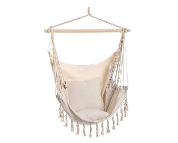 Leagan gradina/terasa Sois, Homla, 90x100x130 cm, poliester, crem