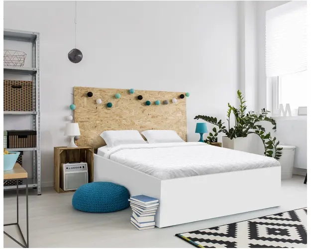 Lenjerie de pat dubla King Size cu broderie Tuffata, Heinner Home, 220x240 cm, microfibra 100 GSM, alb