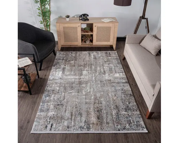 Covor, Leo 0076, 100x300 cm, Polipropilena, Bej