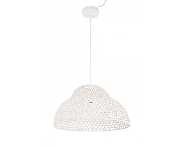 Lustra, Astro White, Bizzotto, 50x27 cm, 1 x E27, 40W, metal/bambus