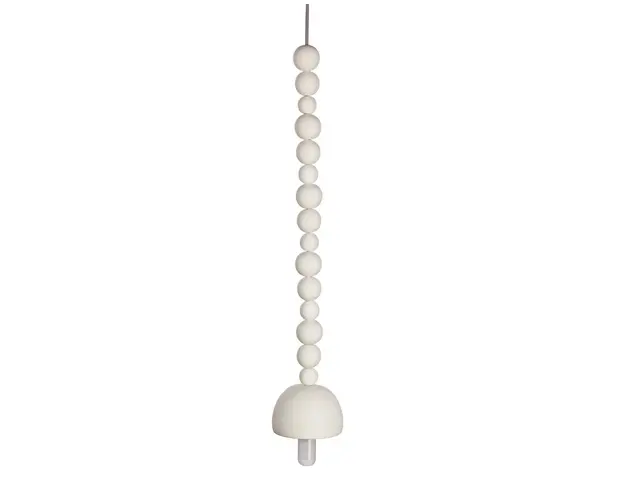 Lustra, Bizzotto, Funky Cer, 12 x 12 x 66 cm, E27, max. 60 W, ceramica/metal/plastic, alb