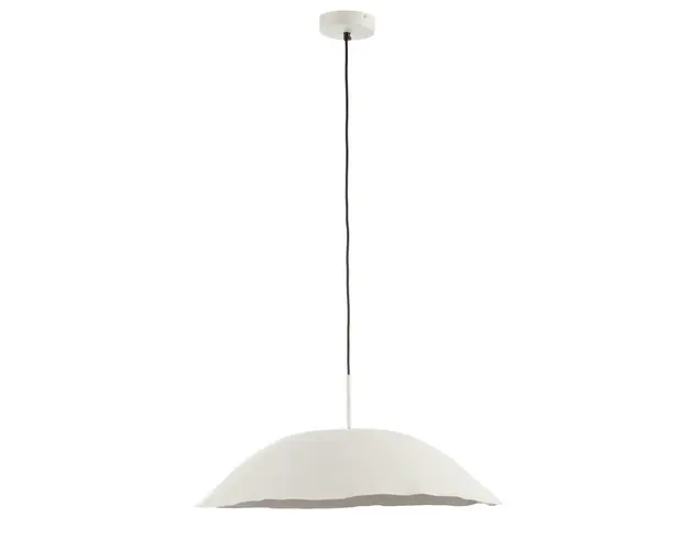 Lustra Mandla, Bizzotto, Ø60.5 x 25 cm, 1 x E27, 25W, metal, alb