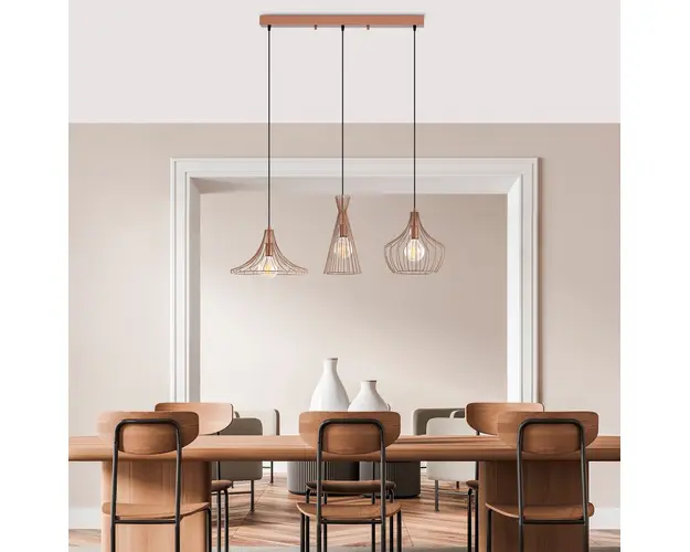 Lustra, Mezopotamya - N-1285 , Alby, 110 x 37 x 122 cm, 3 x E27, 40W, cupru