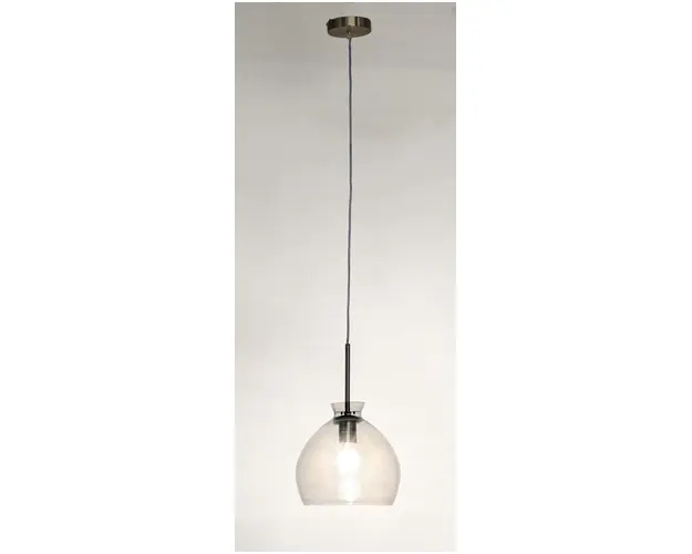 Lustra Sparkle, Bizzotto, Ø 25 x 160 cm, 1 x E27, 40W, otel/sticla