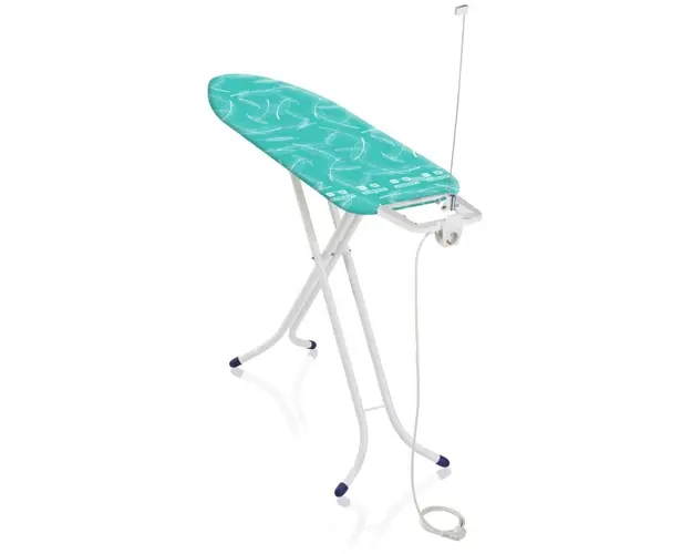 Masa de calcat, Leifheit, Air Board M Compact Plus, 38 x 120 cm, albastru