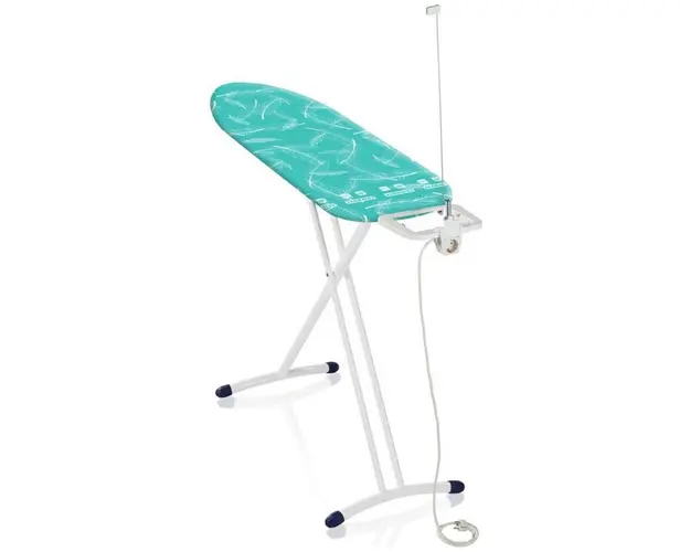 Masa de calcat, Leifheit Air Board M Solid Plus, 38 x 120 cm, turcoaz