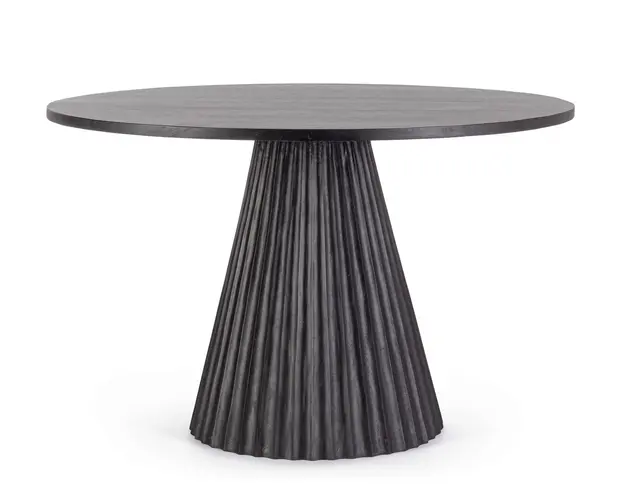 Masa dining Orissa, Bizzotto, 120x76 cm, lemn de mango, negru