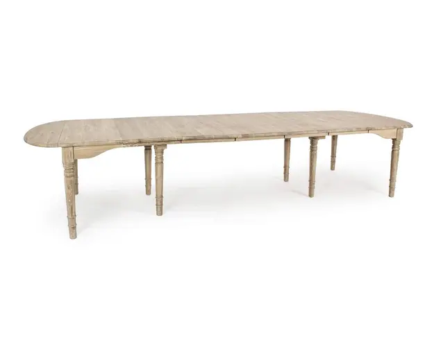 Masa extensibila Bedford, Bizzotto, 152/382x120x78 cm, lemn masiv de stejar