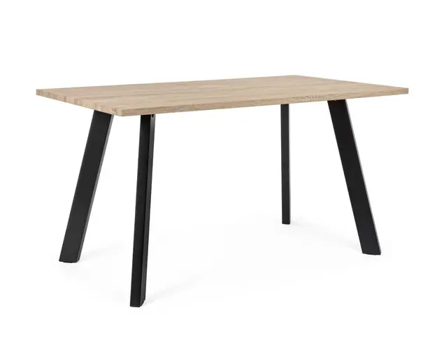 Masa Giant Light Top, Bizzotto, 140 x 80 x 75 cm, otel/MDF