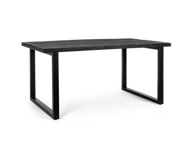 Masa Hastings Rectangle, Bizzotto, 160 x 90 x 76 cm, otel/lemn de mango