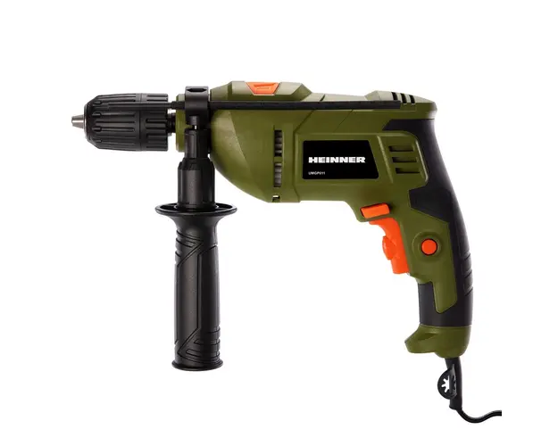 Masina de gaurit cu percutie Heinner, 650W, otel/plastic