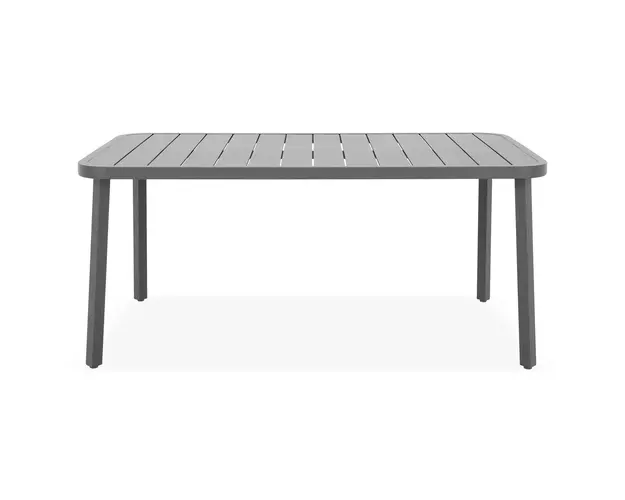 Masuta cafea pentru exterior Lyne, 151.5x85x68 cm, aluminiu, antracit