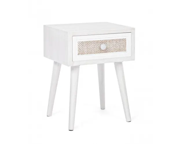 Masuta cu 1 sertar, Montiel, Bizzotto, 35x30x46.5 cm, lemn de pin