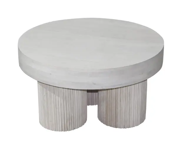 Masuta de cafea Dacca, Bizzotto, Ø 75 x 41 cm, lemn de mango, natural