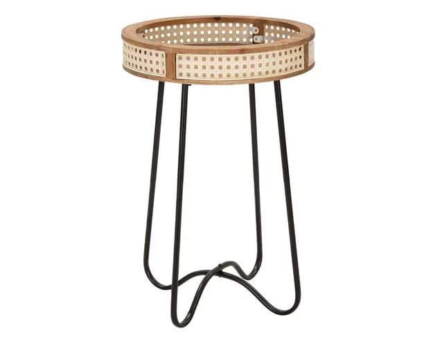 Masuta de cafea Fuji, Mauro Ferretti, Ø 40x60 cm, fier/MDF, multicolor