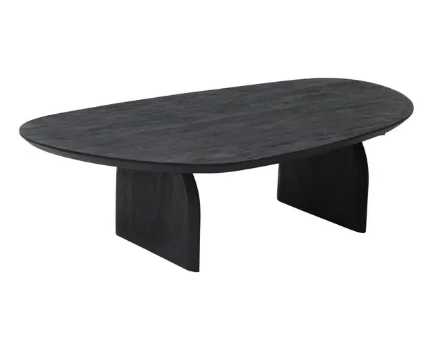 Masuta de cafea Monterrey, Bizzotto, 135 x 76 x 38 cm, lemn de mango, negru